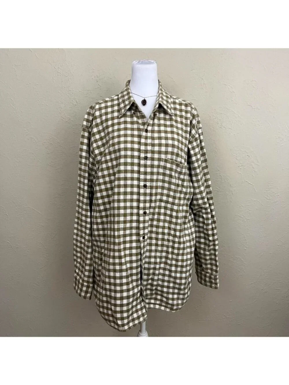 plaid indie skater grunge button down shirt